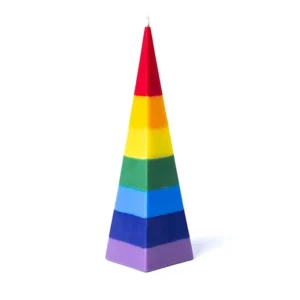 Piramide kaars chakra geurloos