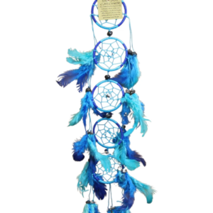 Dromenvanger turquoise & blauw 6 cm – 5 ringen
